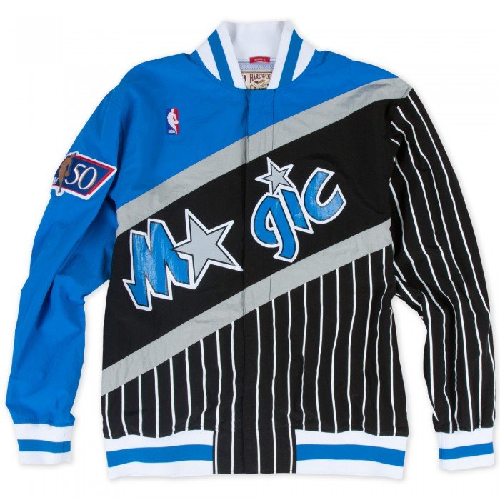 Warm Up NBA NY Knicks 1996-97 Mitchell&Ness Authentic blue image n°1