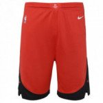 Color Red of the product Boys Icon Swingman Short Houston Rockets NBA