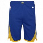 Color Bleu du produit Short NBA Enfant Golden State Warriors Nike Icon...