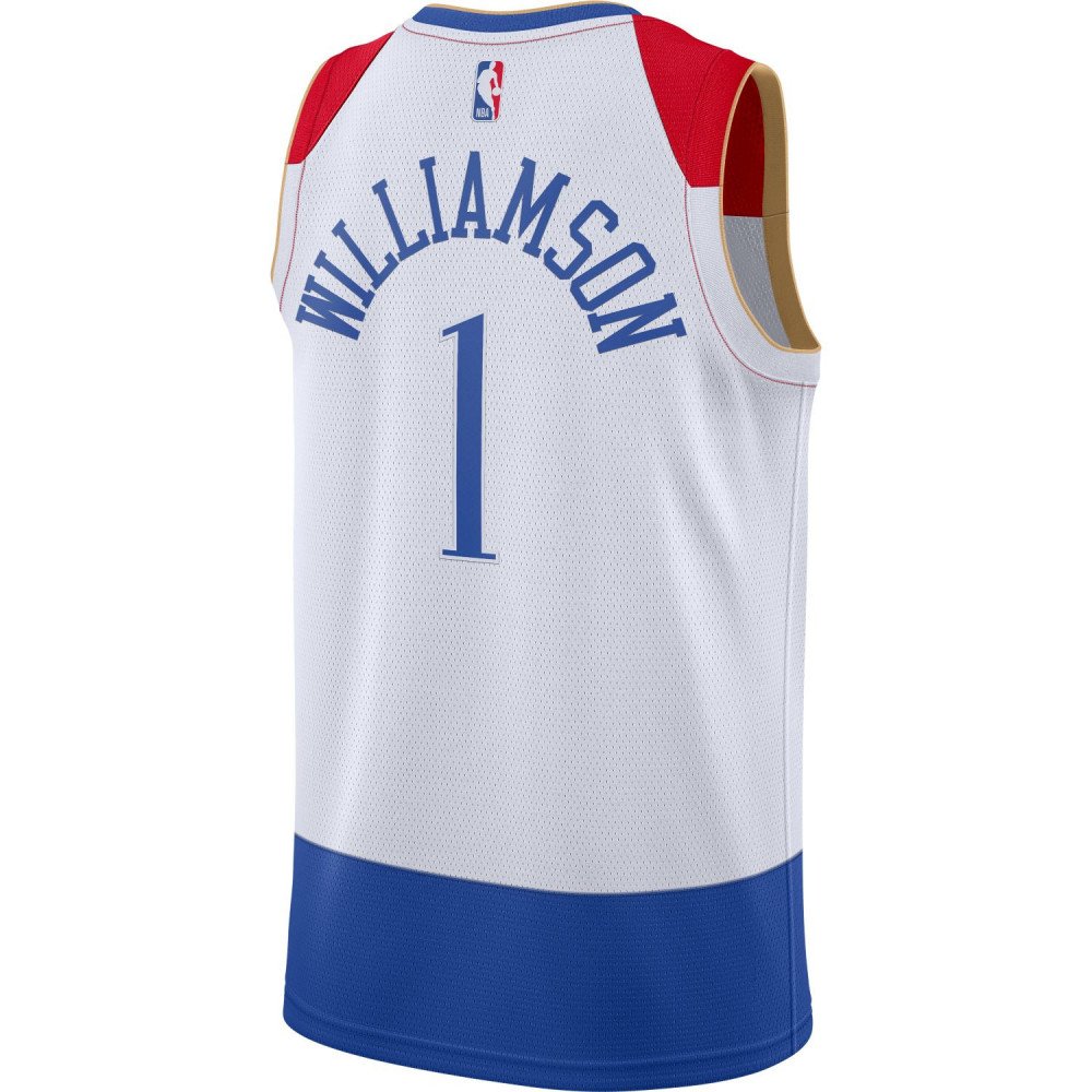 Maillot New Orleans Pelicans City Edition white/williamson zion NBA ...
