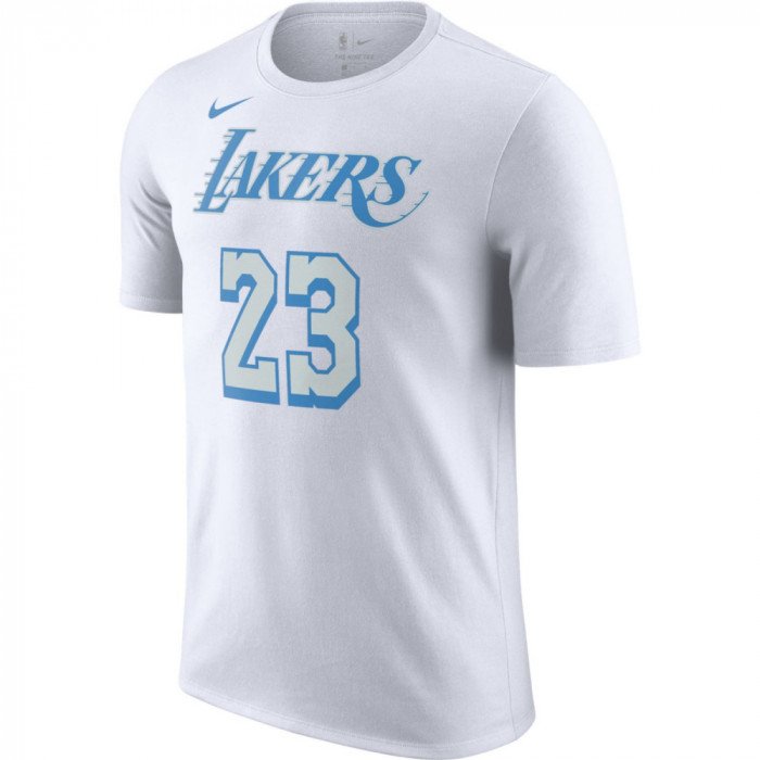 T Shirt Los Angeles Lakers City Edition White James Lebron Nba Basket4ballers