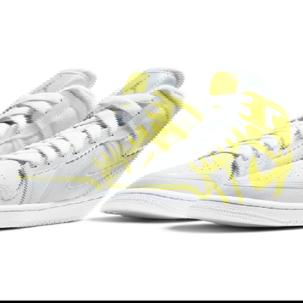 Air Jordan 1 Mid LX Wmns Optic Yellow - Basket4Ballers