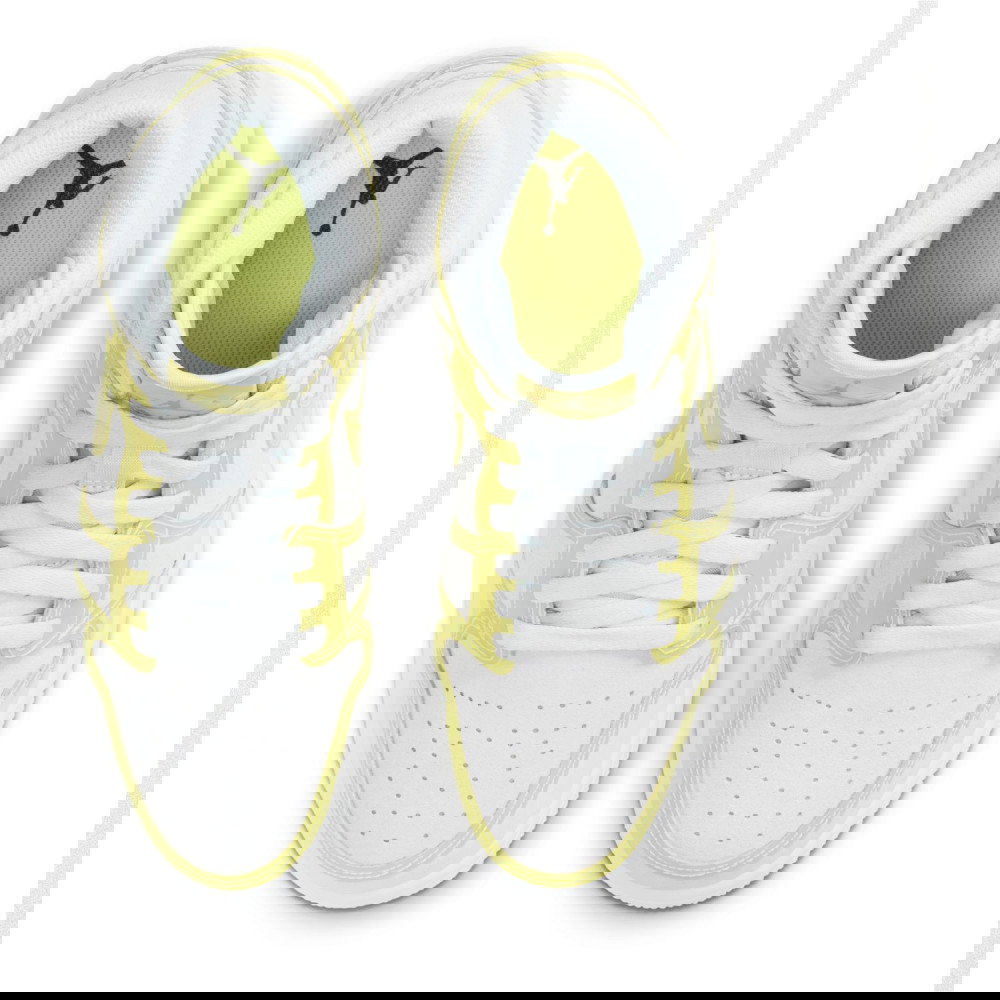 Air Jordan 1 Mid LX Wmns Optic Yellow - Basket4Ballers