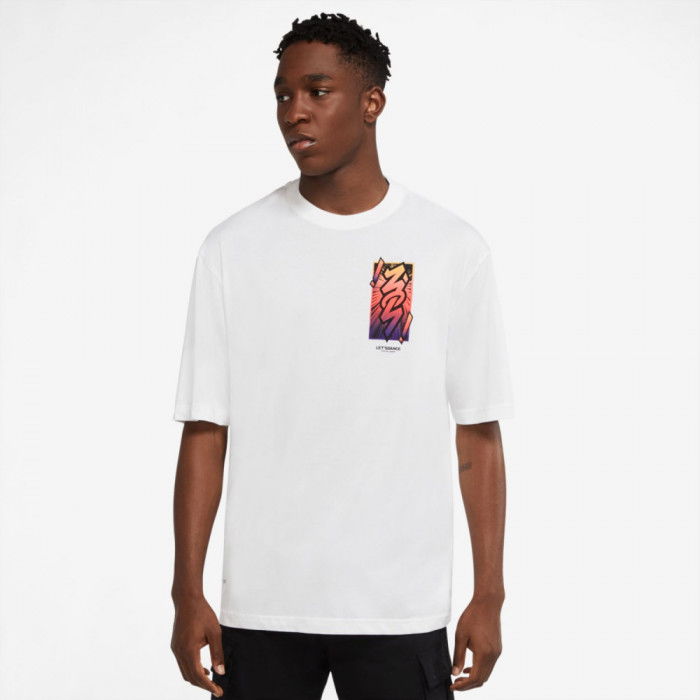 white jordans shirt