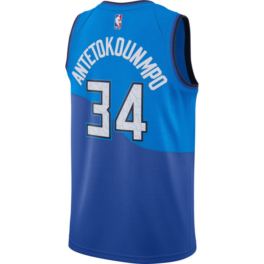 Maillot NBA Giannis Antetokounmpo Milwaukee Bucks Nike City Edition ...