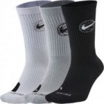 Color Multicolor of the product Chaussettes Nike Everyday Crew Grey