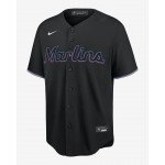 Color Black of the product Baseball-shirt Mlb Miami Marlins Nike Official...