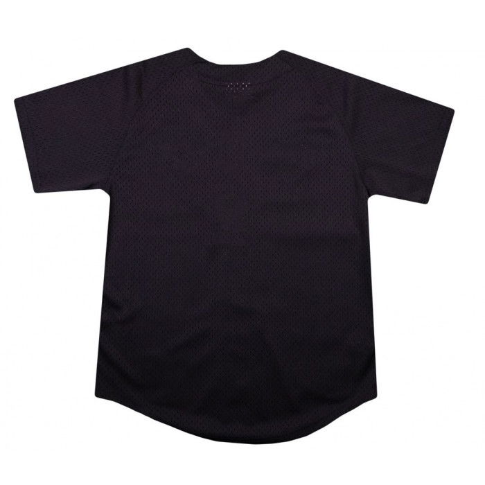 plain black baseball jersey