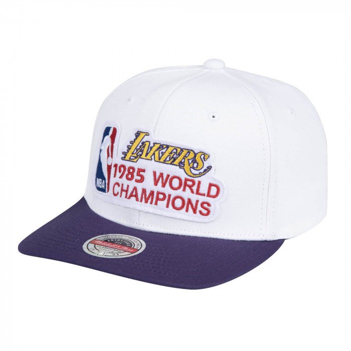 Casquette NBA Los Angeles Lakers '85 World Champion Stretch Snap HWC Mitchell & Ness