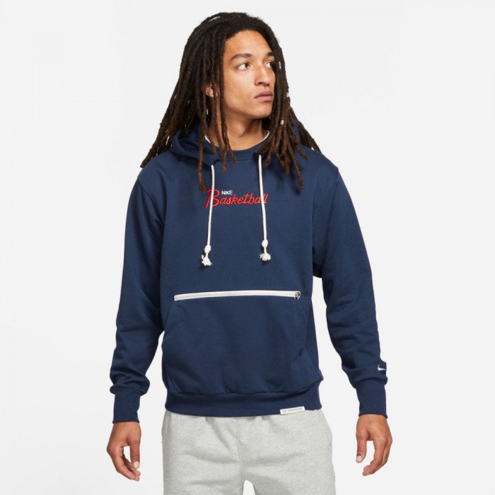 Hoody Nike Dri-fit Standard Issue Sports Specialties college navy/pale ivory image n°1