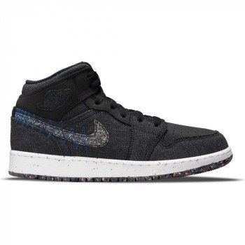 jordan 1 mid crater black