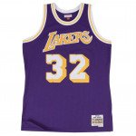 Color Violet du produit Maillot NBA Magic Johnson Los Angeles Lakers '84...