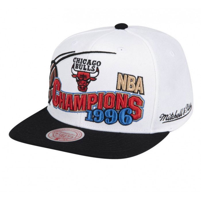 Casquette NBA Chicago Bulls '96 Champions Mitchell & Ness