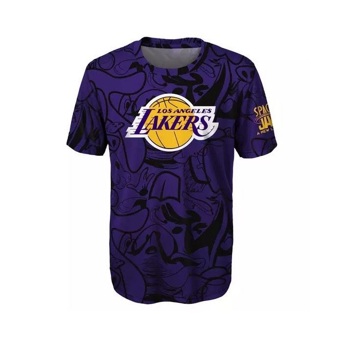 T-shirt NBA Enfant Space Jam 2 Team In The Paint Los Angeles Lakers