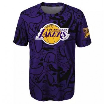 T-shirt NBA Enfant Space Jam 2 Team In The Paint Los Angeles Lakers | Outerstuff