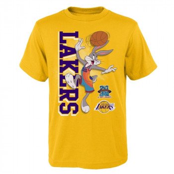 T-shirt NBA Space Jam 2 Vertical Tunes Los Angeles Lakers | Outerstuff