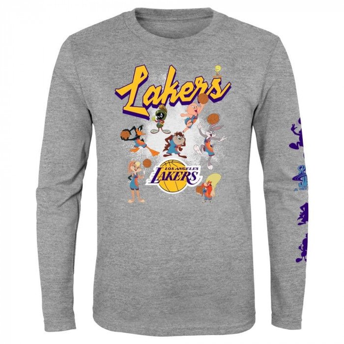 T-shirt NBA Manches Longues Space Jam 2 Los Angeles Lakers
