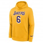 Color Jaune du produit Sweat NBA Enfant LeBron James Los Angeles Lakers...