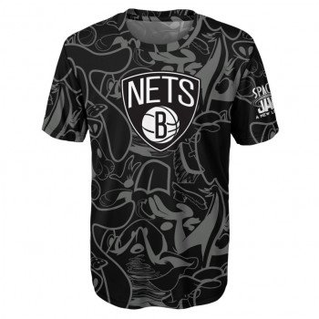 T-shirt NBA Enfant Space Jam 2 Team In The Paint Brooklyn Nets | Outerstuff