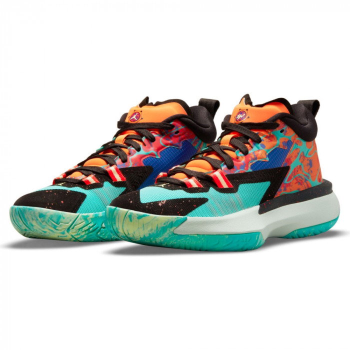 Jordan Zion 1 Cone/Jade Persian Violet Enfant GS - Basket4Ballers