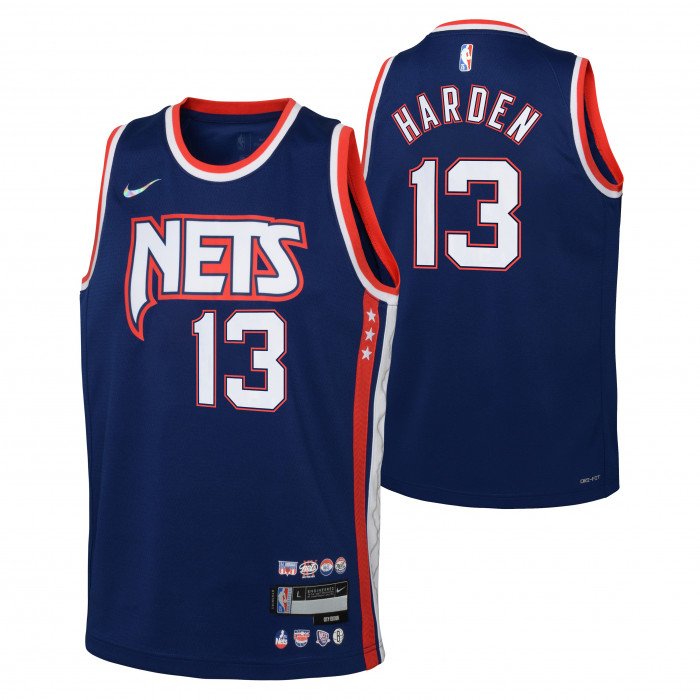 Maillot NBA Enfant James Harden Brooklyn Nets Nike Mixtape Edition image n°3