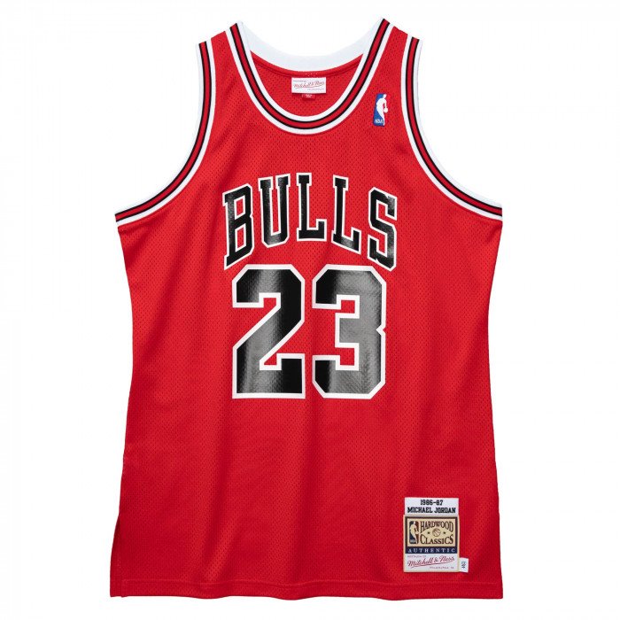 Maillot NBA Michael Jordan Chicago Bulls '86 Authentic Mitchell&Ness image n°1