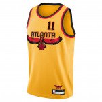 Color Yellow of the product Maillot NBA Enfant Trae Young Atlanta Hawks Nike...