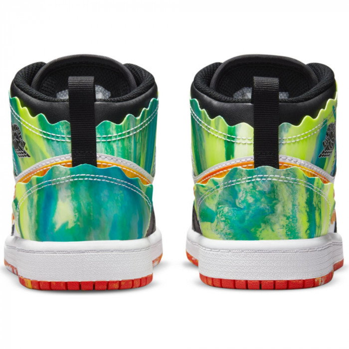 Air Jordan 1 Mid Slim Vortex Petit Enfant PS - Basket4Ballers