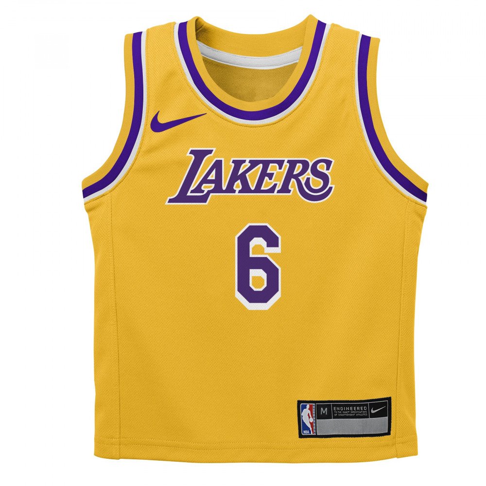Vier houding leven Maillot NBA Petit Enfant Lebron James Los Angeles Lakers Nike Icon Road  Replica - Basket4Ballers