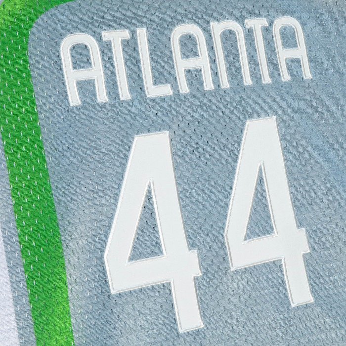 Maillot NBA Pete Maravitch Atlanta Hawks '71 75th Anniversary Silver Edition Mitchell & Ness image n°3