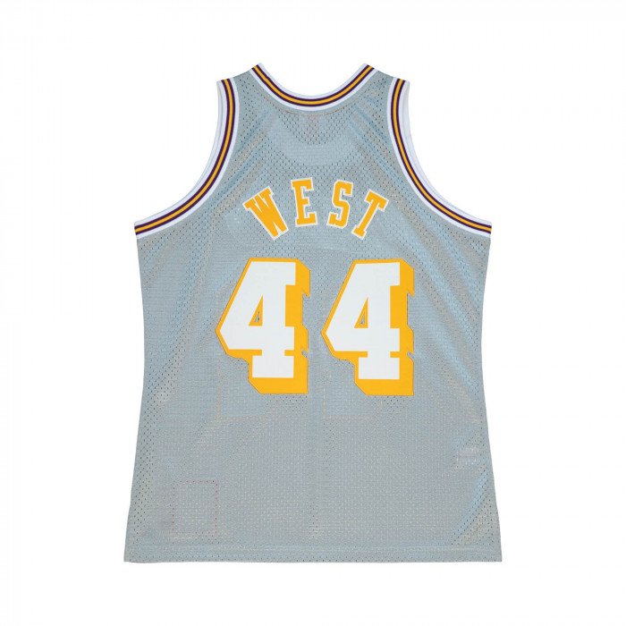 Maillot NBA Jerry West Los Angeles Lakers '71 75th Anniversary Silver Edition Mitchell & Ness image n°2