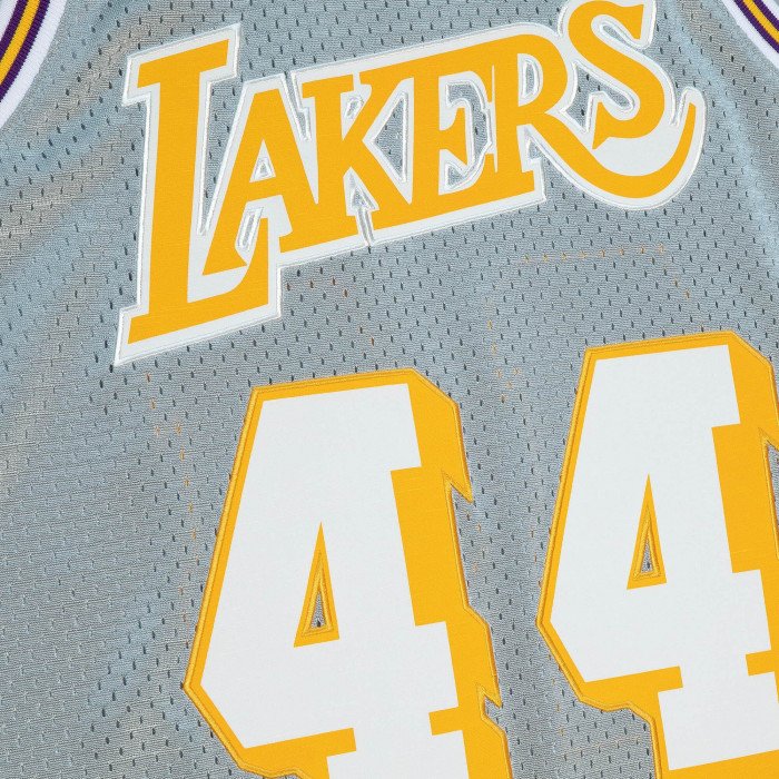 Maillot NBA Jerry West Los Angeles Lakers '71 75th Anniversary Silver Edition Mitchell & Ness image n°3