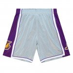 Color Gris du produit Short NBA Los Angeles Lakers '09 75th Anniversary...