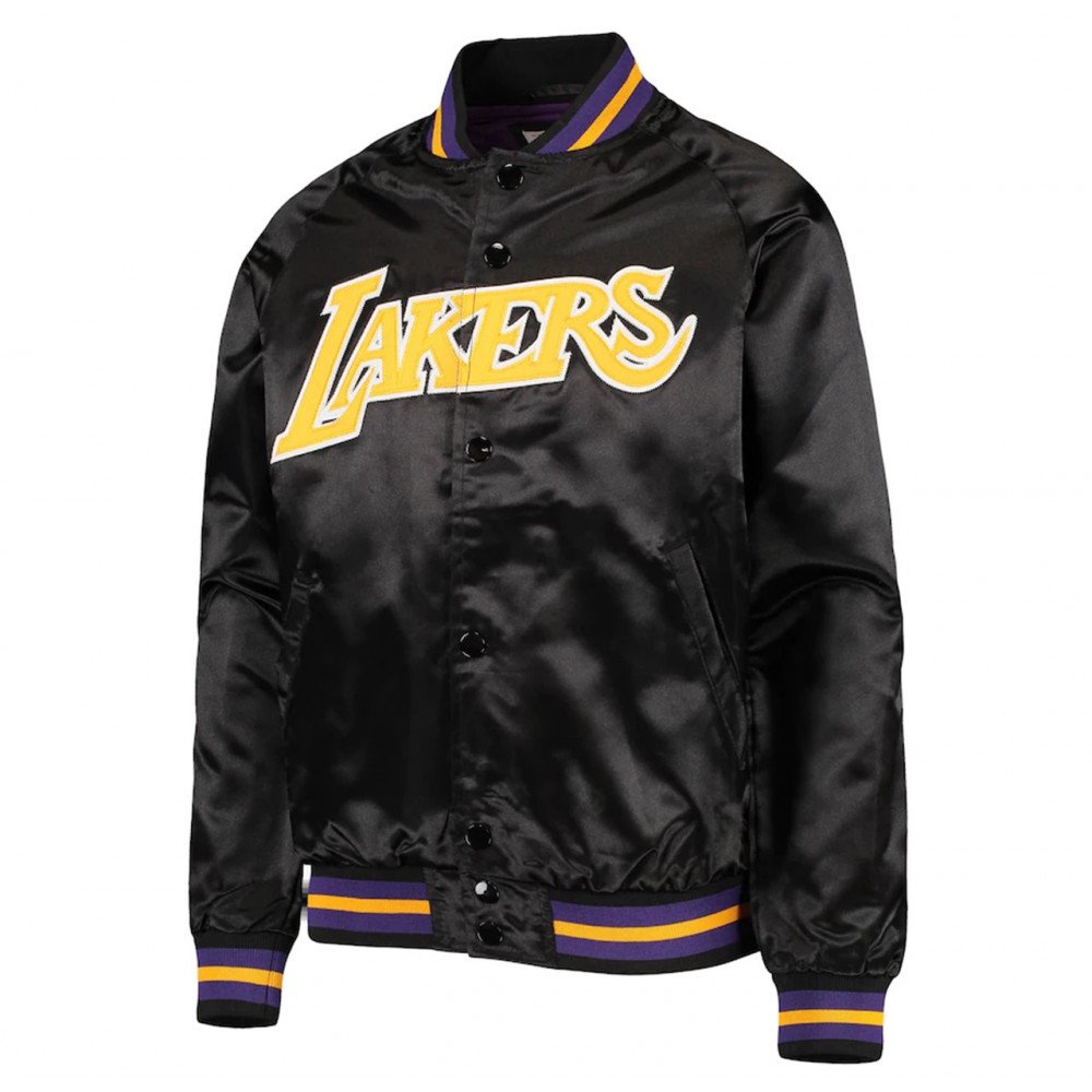 Veste NBA Mitchell&Ness Los Angeles Lakers Lighweight Satin Jacket ...
