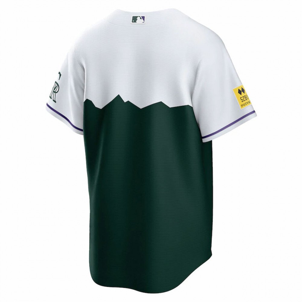 Nike Colorado Rockies MLB Men's Replica Baseball Shirt White T770