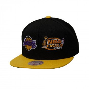Casquette NBA Los Angeles Lakers Mitchell&ness Dual Whammy Snapback Black | Mitchell & Ness