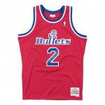 Color Rouge du produit Maillot NBA Chris Webber Washington Bullets 1994...