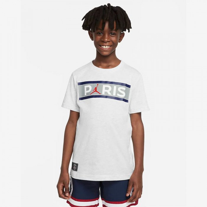 T-shirt Enfant Jordan x Paris-Saint Germain White