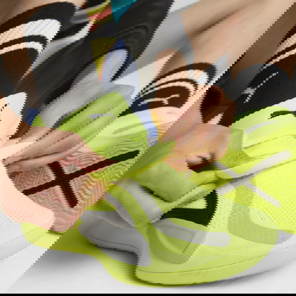 puma rise nitro lime squeeze