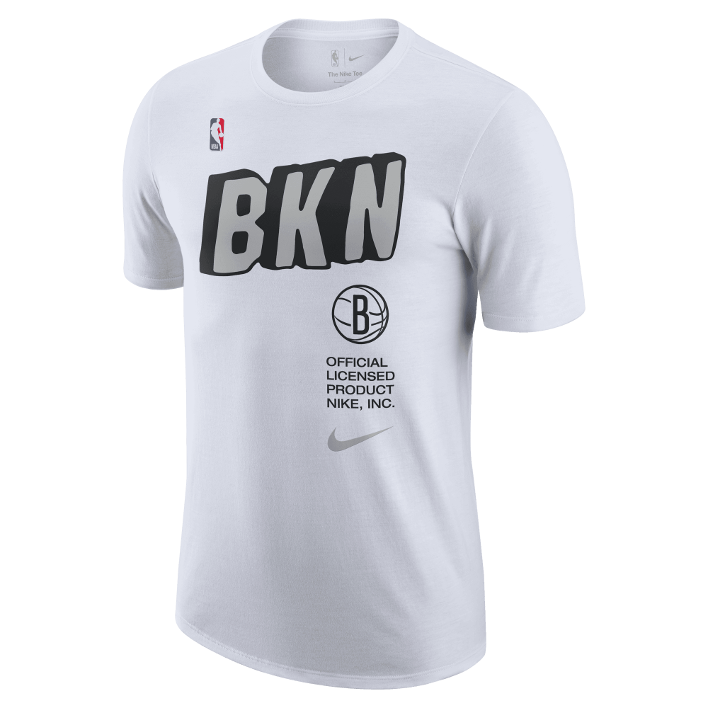 Tshirt NBA Brooklyn Nets Nike Courtside white Basket4Ballers