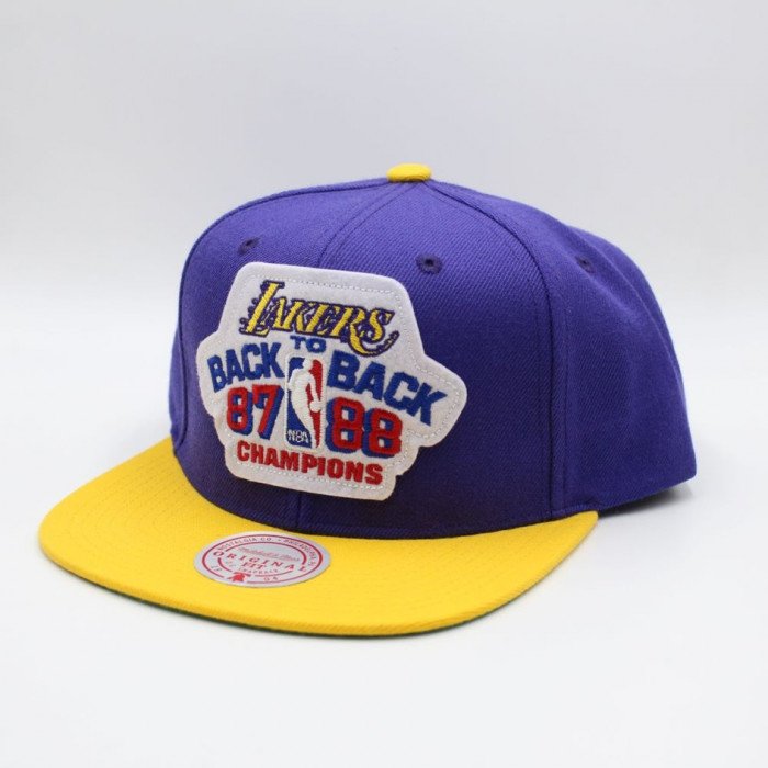 Casquette NBA Los Angeles Lakers Mitchell&Ness Snapback image n°2