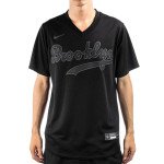 Color Noir du produit Chemise de Baseball MLB Brooklyn Dodgers Nike Triple...