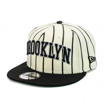 Men's New Era Black Brooklyn Nets 2020/21 City Edition Pullover Hoodie