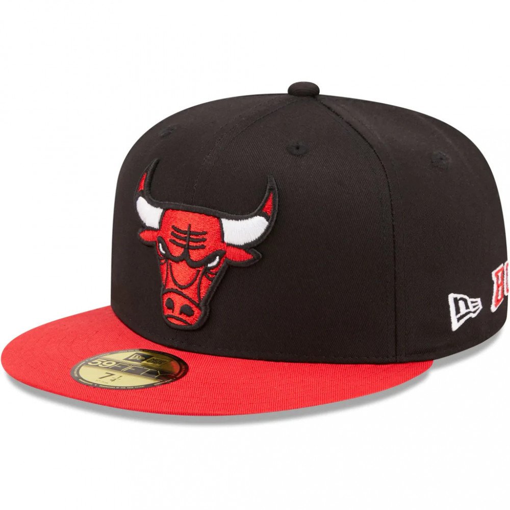 Cap NBA Chicago Bulls Side Patch New Era 59fifty - Basket4Ballers