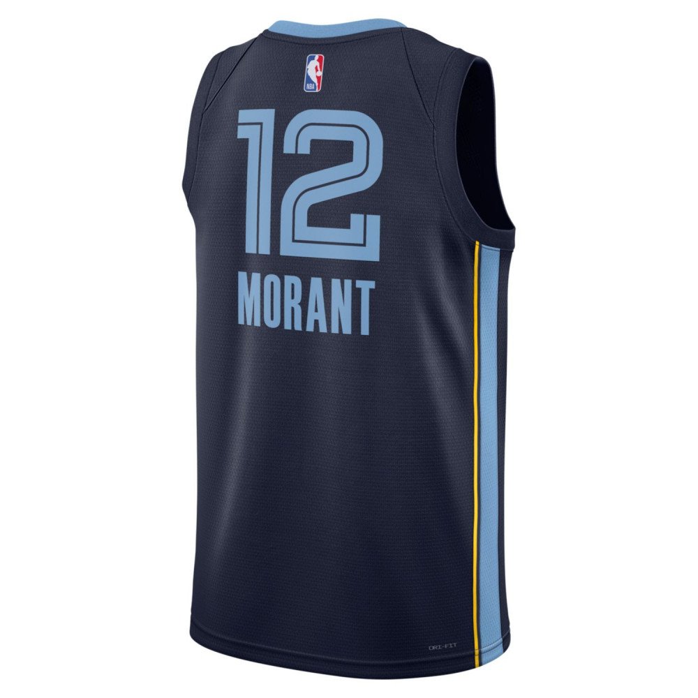 Jordan Maillot NBA Memphis Grizzlies Morant #12 Homme Bleu- JD Sports France