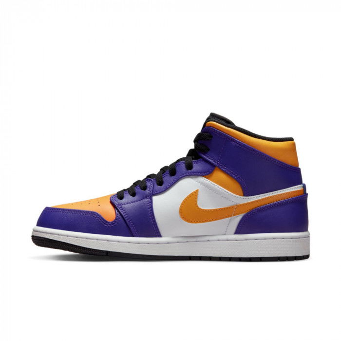 Air Jordan 1 Mid Lakers NBA image n°3