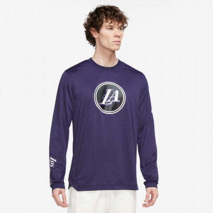 T-Shirt Manches Longues NBA Los Angeles Lakers Nike City Edition image n°1