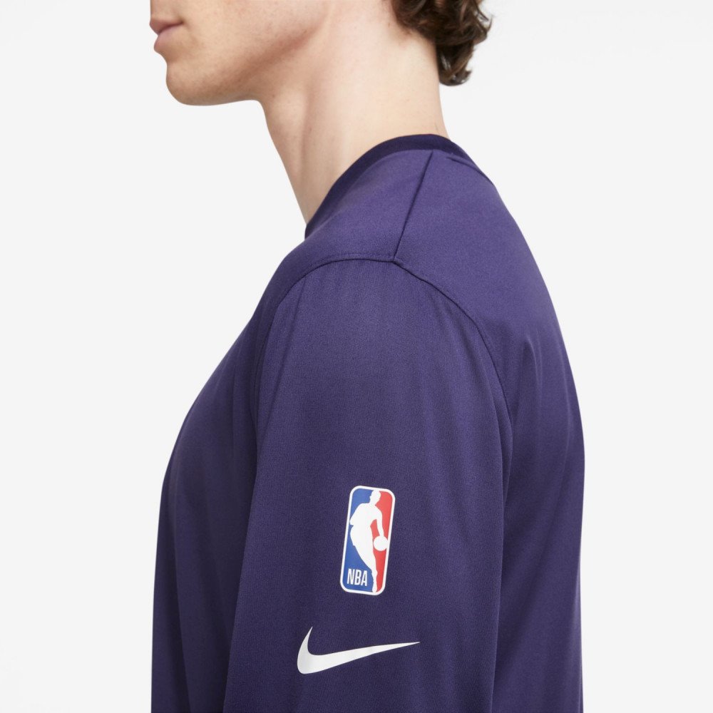 Los Angeles Lakers Nike City Edition Performance T-Shirt - Purple