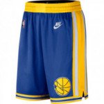 Color Bleu du produit Short NBA Golden State Warriors Nike Hardwood...