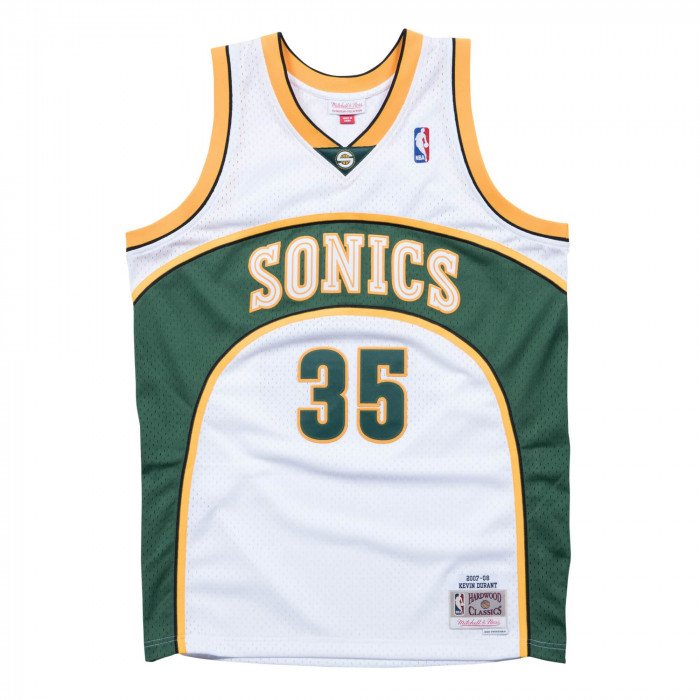 Maillot NBA Kevin Durant Seattle Supersonics 2007 Mitchell&Ness Swingman Home